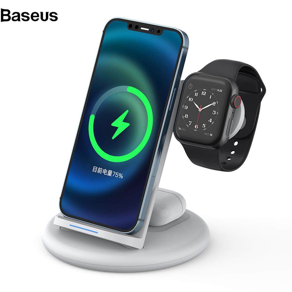 Baseus WIWU Power Air 3-in-1 Multi-Function Detachable Wireless Charger Separated Easy-to-Carry Charging Station