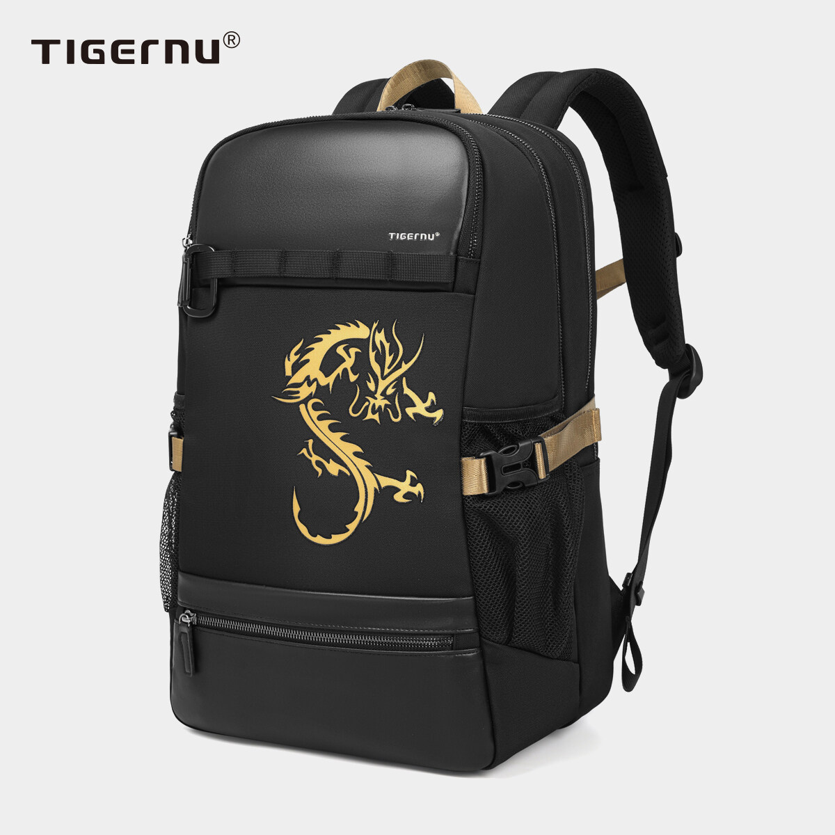 Tigernu 2022 Chinese Style Backpack For Men 15.6 inch Laptop Backpack 23L Fashion Waterproof Anti-theft Travel Bag Dragon Series  9029